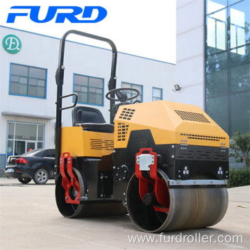 Electromagnetic Clutch Control 1000kg Mini Road Roller Compactor